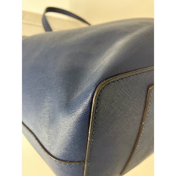 KATE SPADE NAVY BLUE SAFFIANO LEATHER WOMENS SHOULDER BAG - Picture 11 of 16